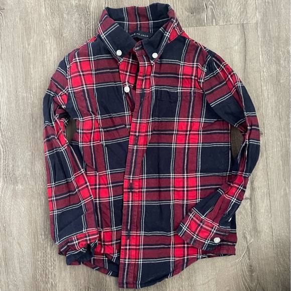 Janie and Jack Tartan Shirt - Picture 3 of 3